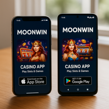 MoonWin Casino - Browser-Based Apps - iOS and Android Compatible
